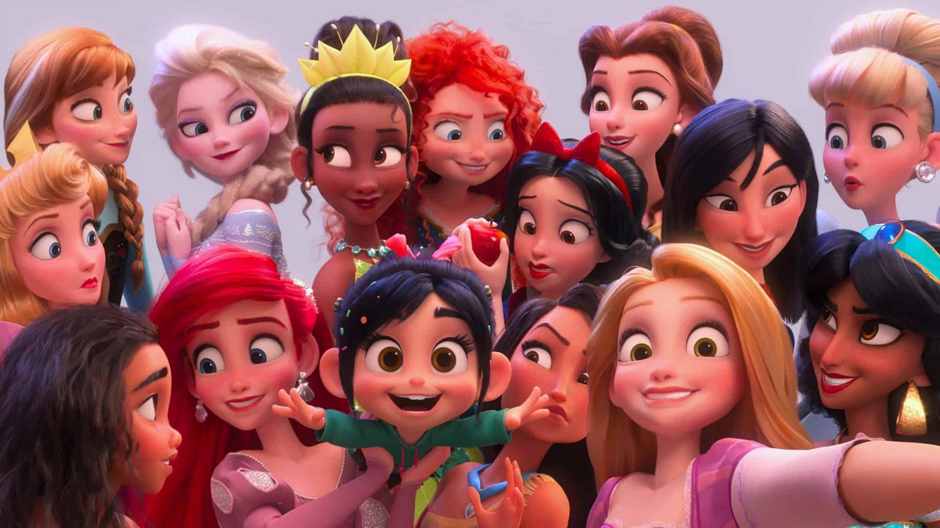 Classic Disney princess characters