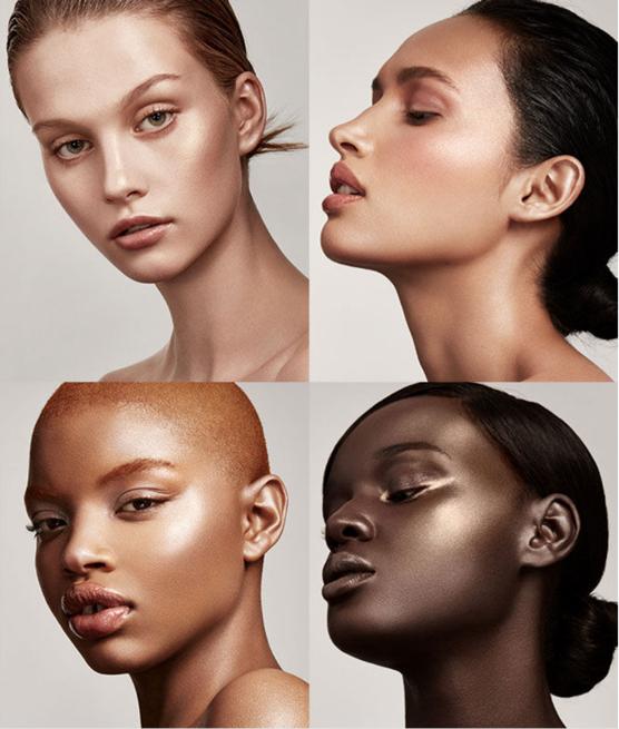 Makeups for people of different skin tones