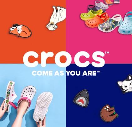 Crocs: Chinese Brand Tagline Creation: Crocs come as you are