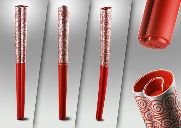 China cultural design in Beijing 2008 Olympics Torch Design